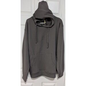 NWOT ECONSCIOUS Organic Cotton Pullover Hoodie Charcoal Mens Medium 5500